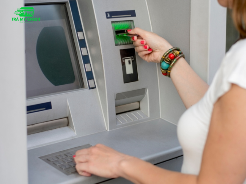 Rút tiền thẻ tín dụng MSB tại cây ATM