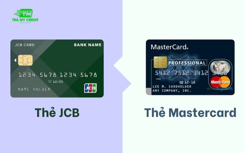 So sánh thẻ JCB và Mastercard hiện nay