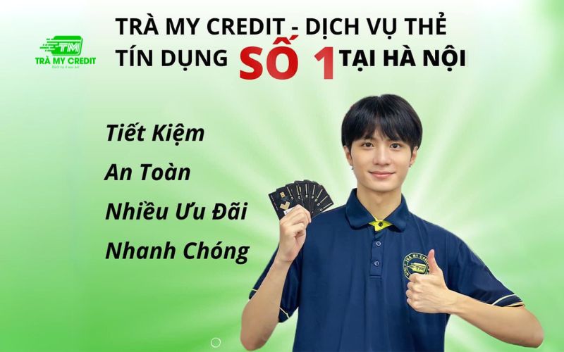 dịch vụ thẻ tín dụng ba đình trà my credit