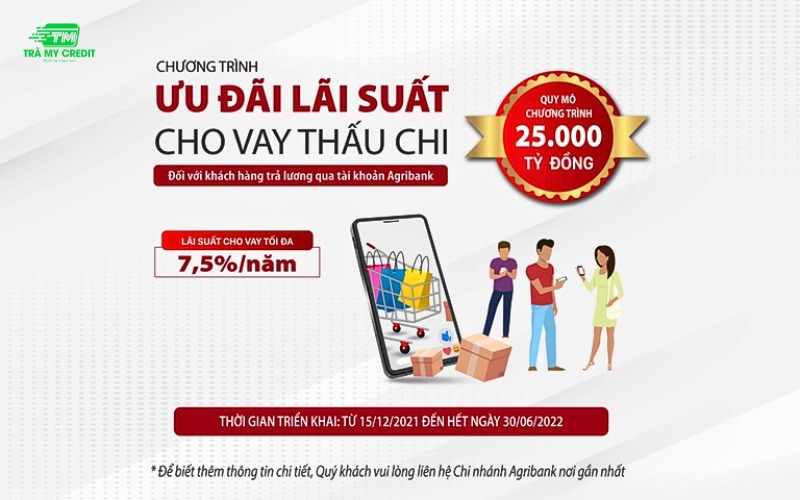 Vay thấu chi Agribank