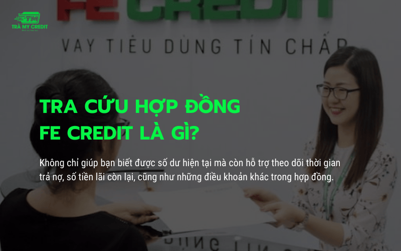 Tra cứu hợp đồng FE CREDIT là gì