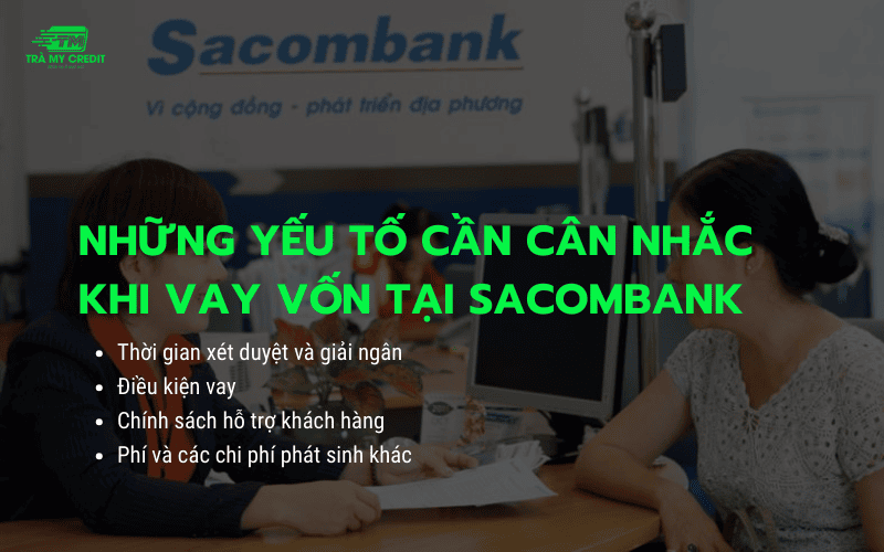 Vay vốn ngân hàng Sacombank