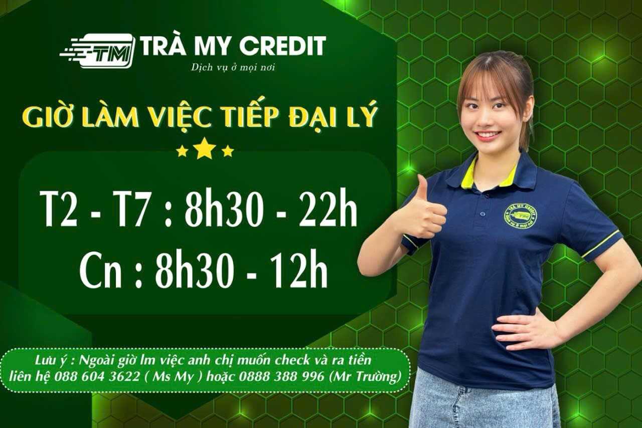 rút tiền thẻ tín dụng trà my credit banner thời gian làm việc