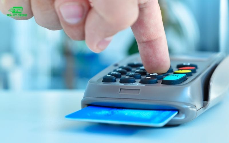 rút tiền và đáo hạn thẻ tín dụng Bình Quới 