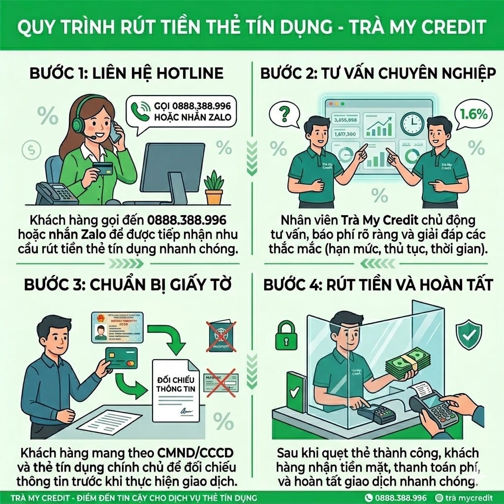 Dịch Vụ rút tiền thẻ tín dụng Quận 9 – Phí rẻ, hỗ trợ tận nơi 6 quy-trinh-rut-tien-the-tin-dung-quan-9-tai-tra-my-credit-423424